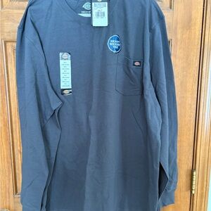 Dickies Men's Dark Gray Long Sleeve Tee